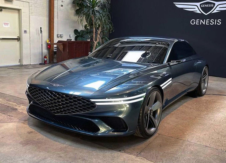 现代高端品牌打造的两门跑车,捷尼赛思x实车,这外观太帅气了