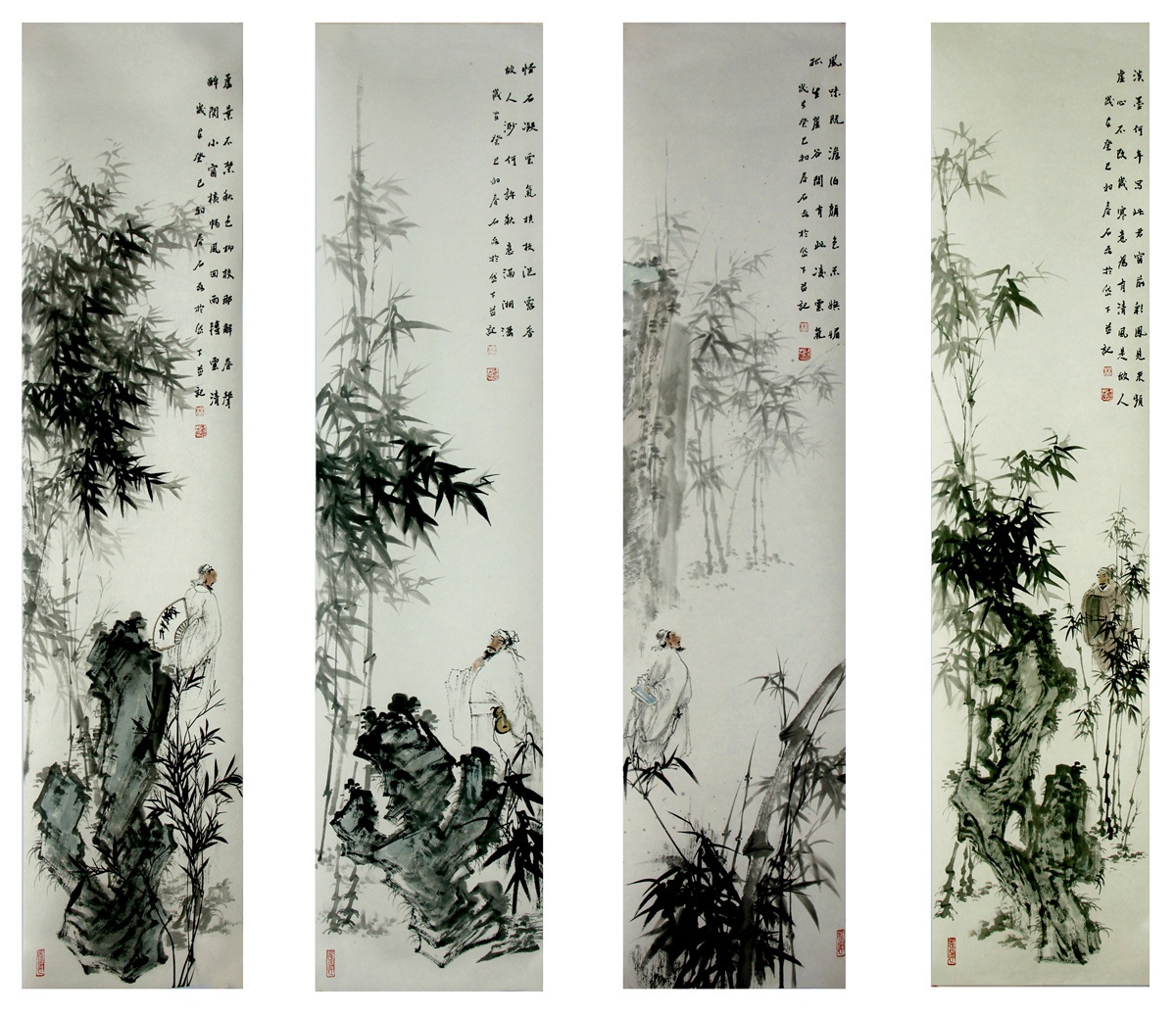 画作欣赏拥一份闲情守一份清静画家石磊作品欣赏