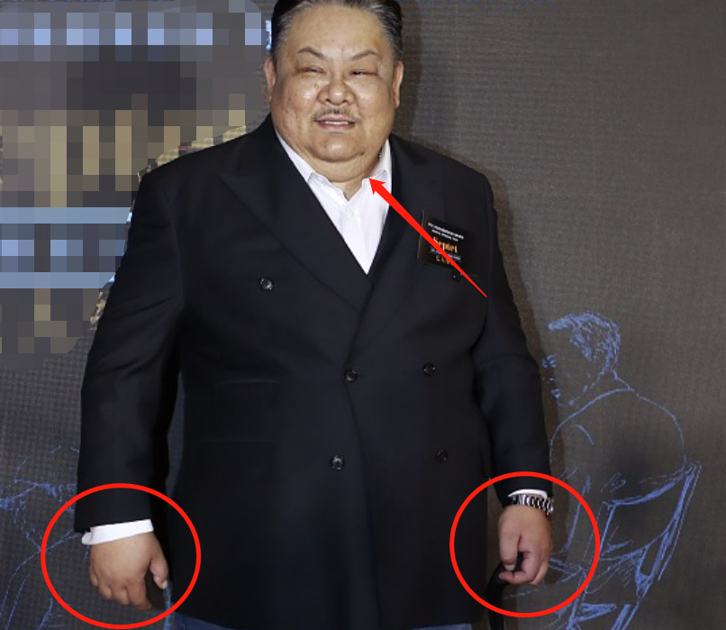 56岁林雪近照肚子胖成球西装扣子过于紧绷脖子上一圈大横肉