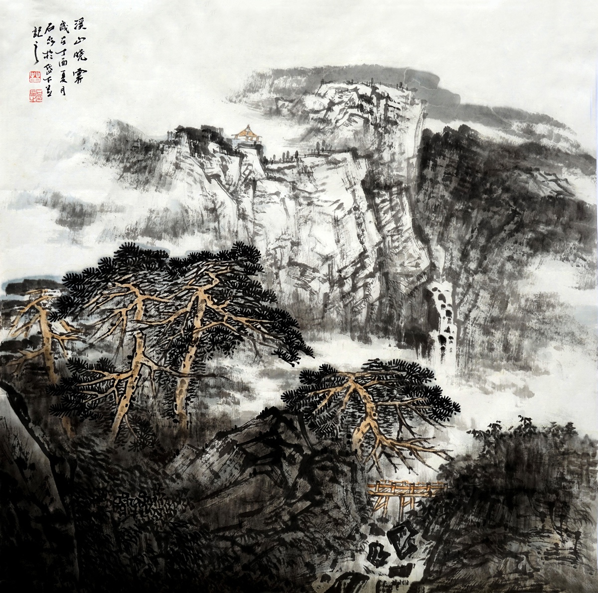 画作欣赏拥一份闲情守一份清静画家石磊作品欣赏