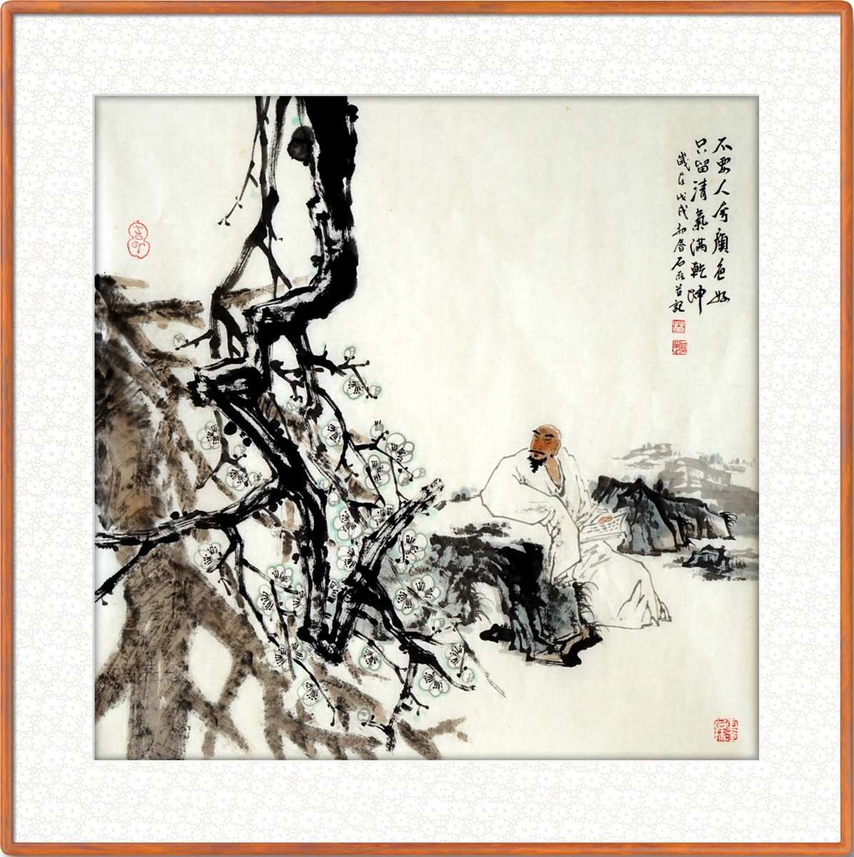 画作欣赏拥一份闲情守一份清静画家石磊作品欣赏