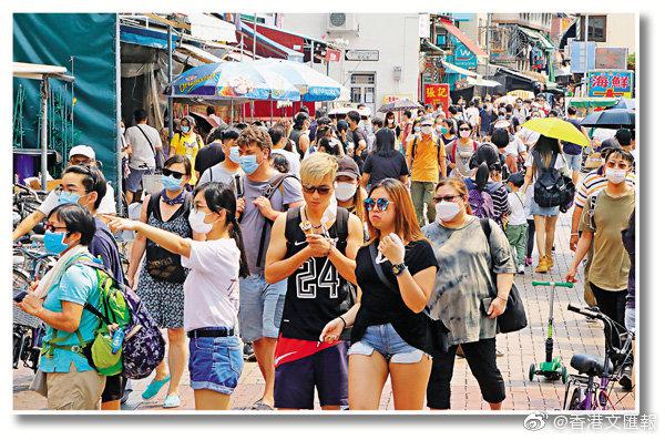 长洲人涌唞唞气 长假疫潮岌岌危