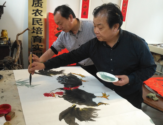 尚贤书院春季采摘及书画交流活动剪影