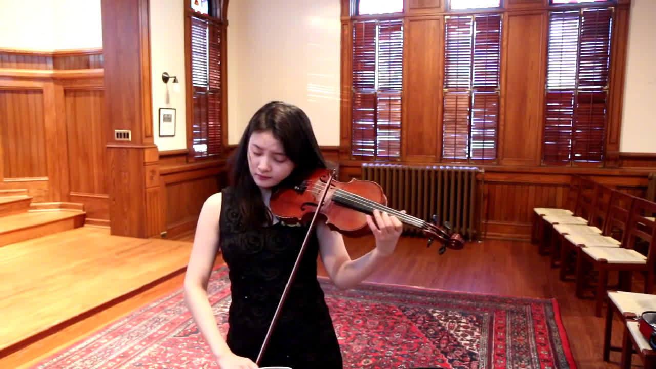 jennifer jeon小提琴演奏:舒曼 《梦幻曲》 《梦幻曲》