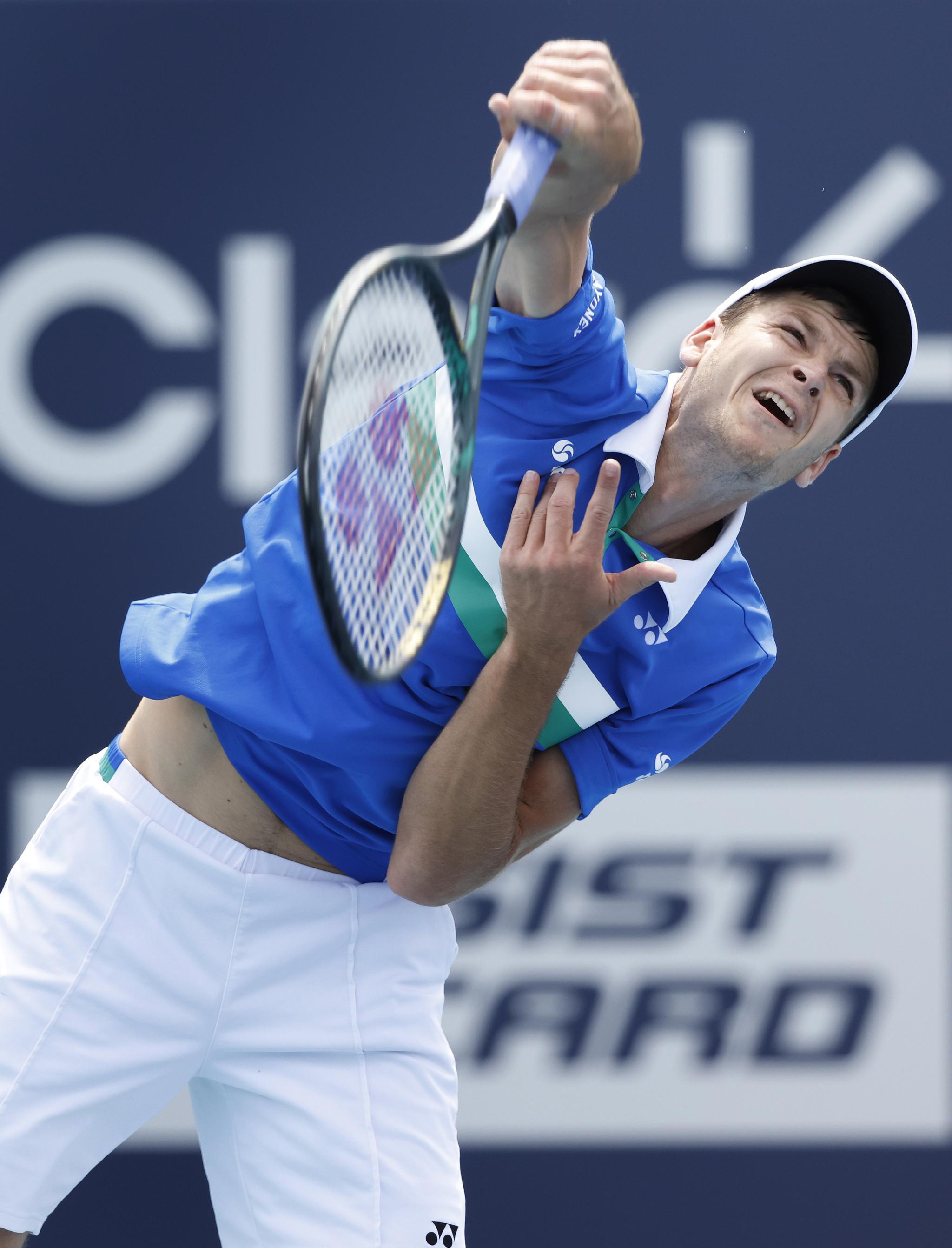 网球迈阿密公开赛胡尔卡奇夺得男单冠军