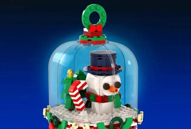 乐高ideas作品冬季雪景水晶球获得10000票支持