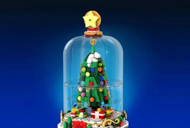 乐高ideas作品冬季雪景水晶球获得10000票支持