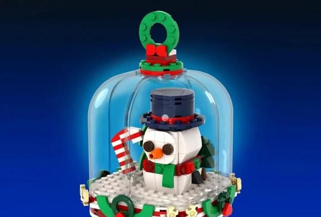 乐高ideas作品冬季雪景水晶球获得10000票支持