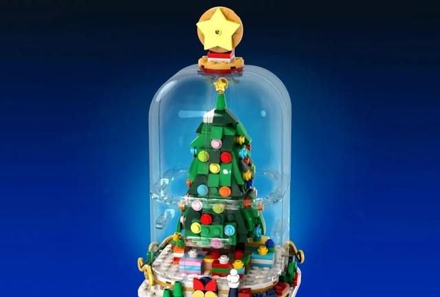 乐高ideas作品冬季雪景水晶球获得10000票支持