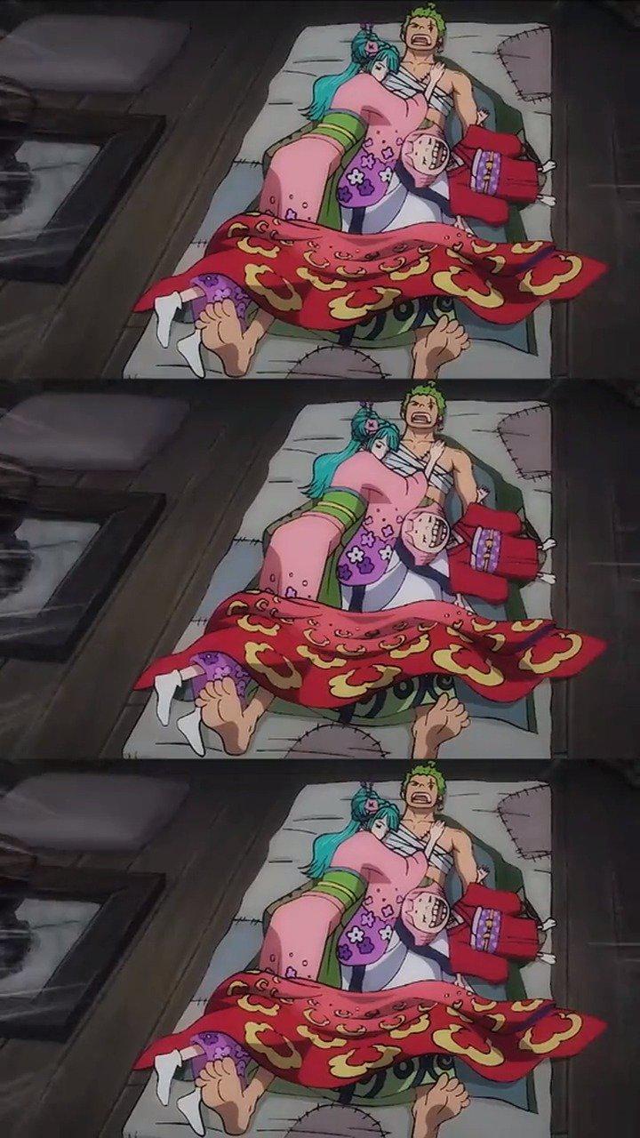 布鲁克发现索隆小紫睡在一起,羡慕得要死