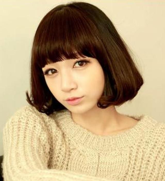 9款大脸圆脸适合发型女换上气质太好了