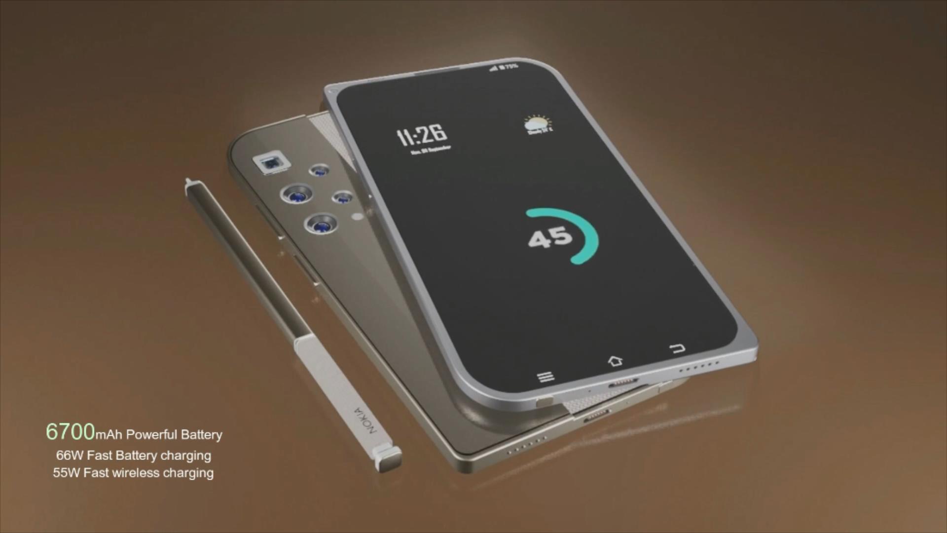 诺基亚7610 5g渲染图:柳叶刀机身配5镜头,7.