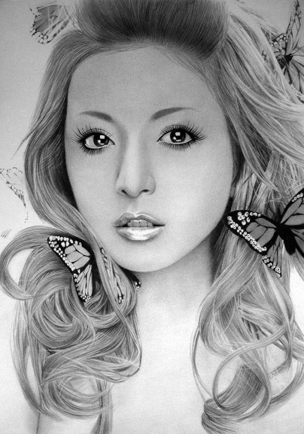 素描美人,倾国倾城