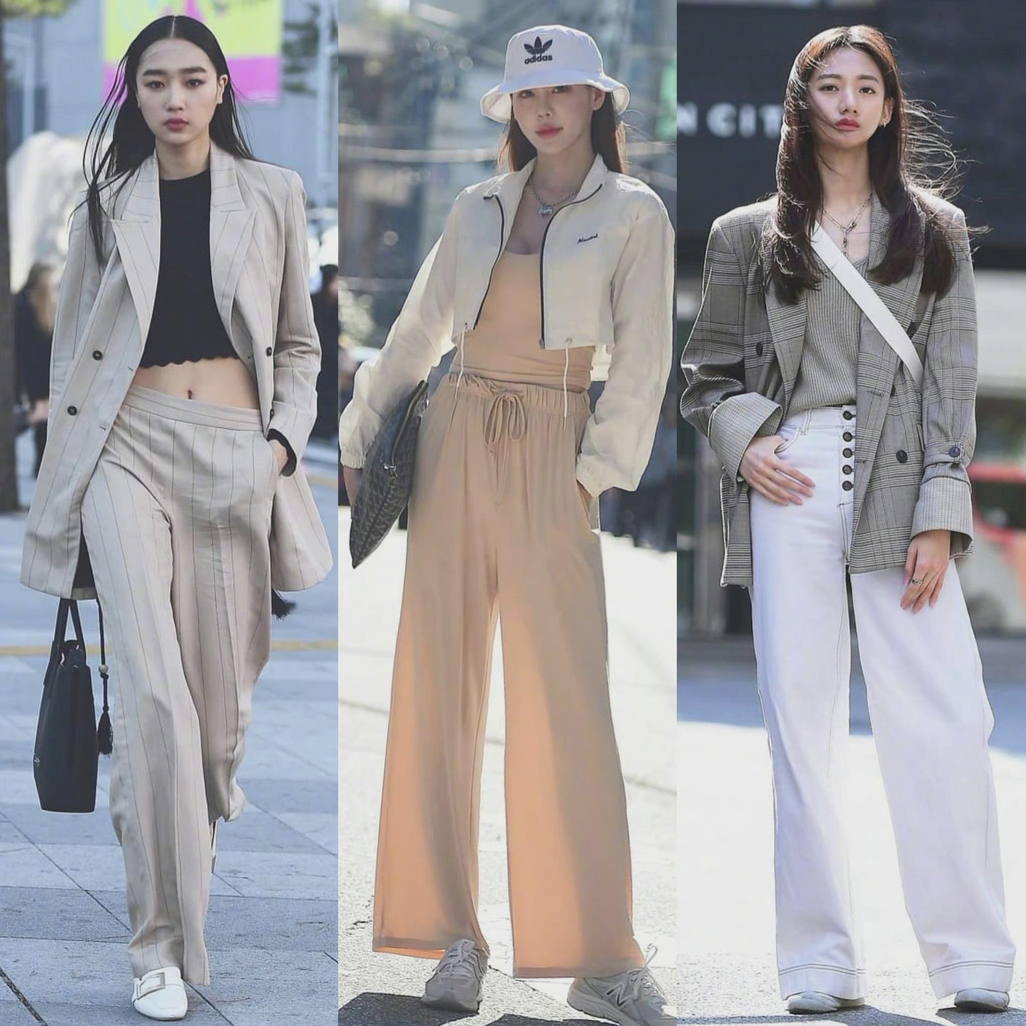 首尔街拍韩国女生时髦有型的穿搭指南