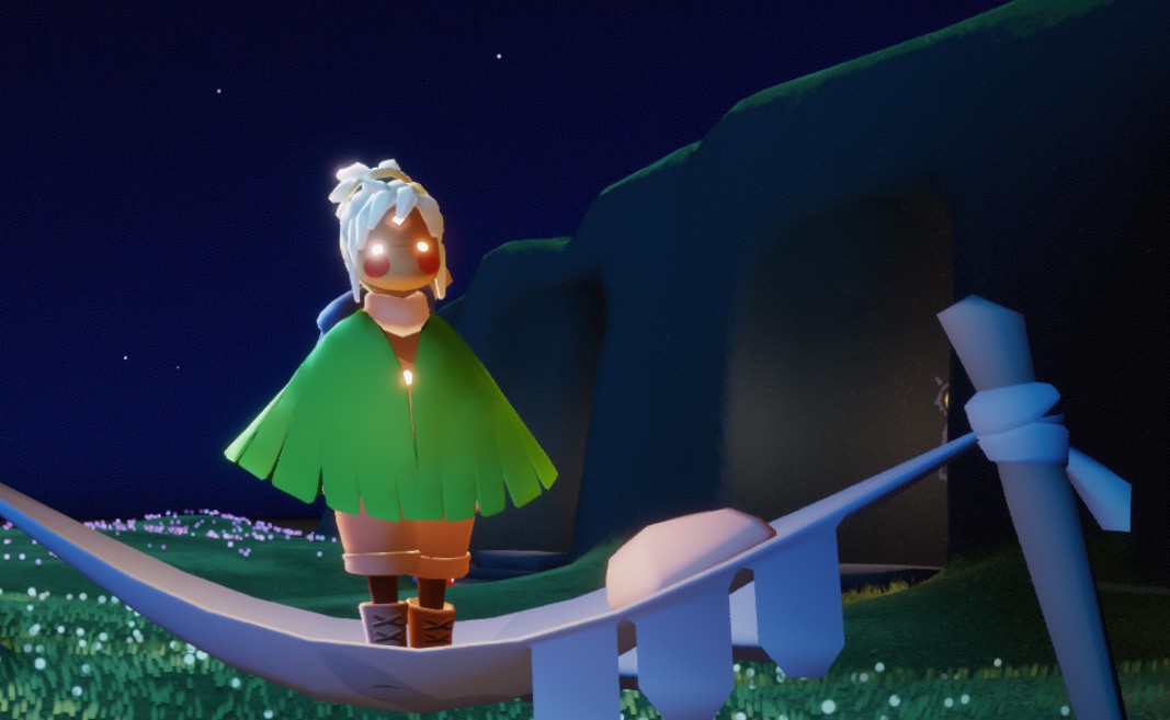 光遇绿芽斗篷有望返场测试服上线海浪斗篷白边真晃眼