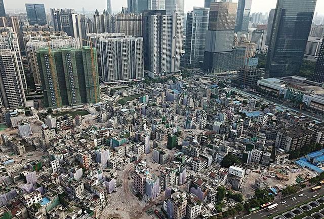 广州一处城中村拆迁,村民住宅签约率高达90%,目前已拆66万平方米