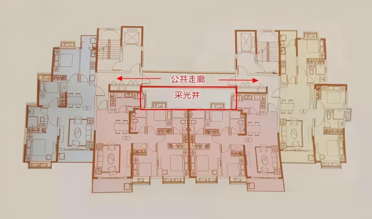 连廊住宅实景图户型图片