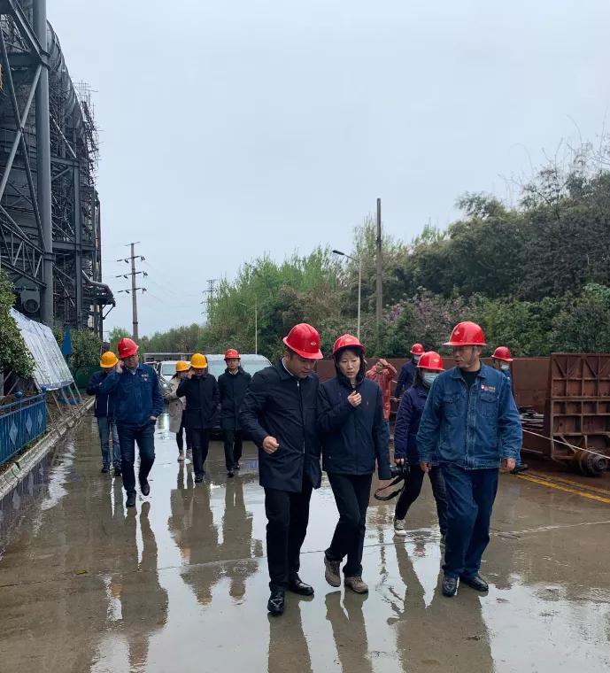 省生态环境厅领导检查调研陕钢集团汉中钢铁有限责任公司