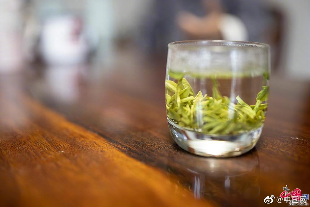 中国故事西湖龙井茶飘香桐坞村中炒茶人