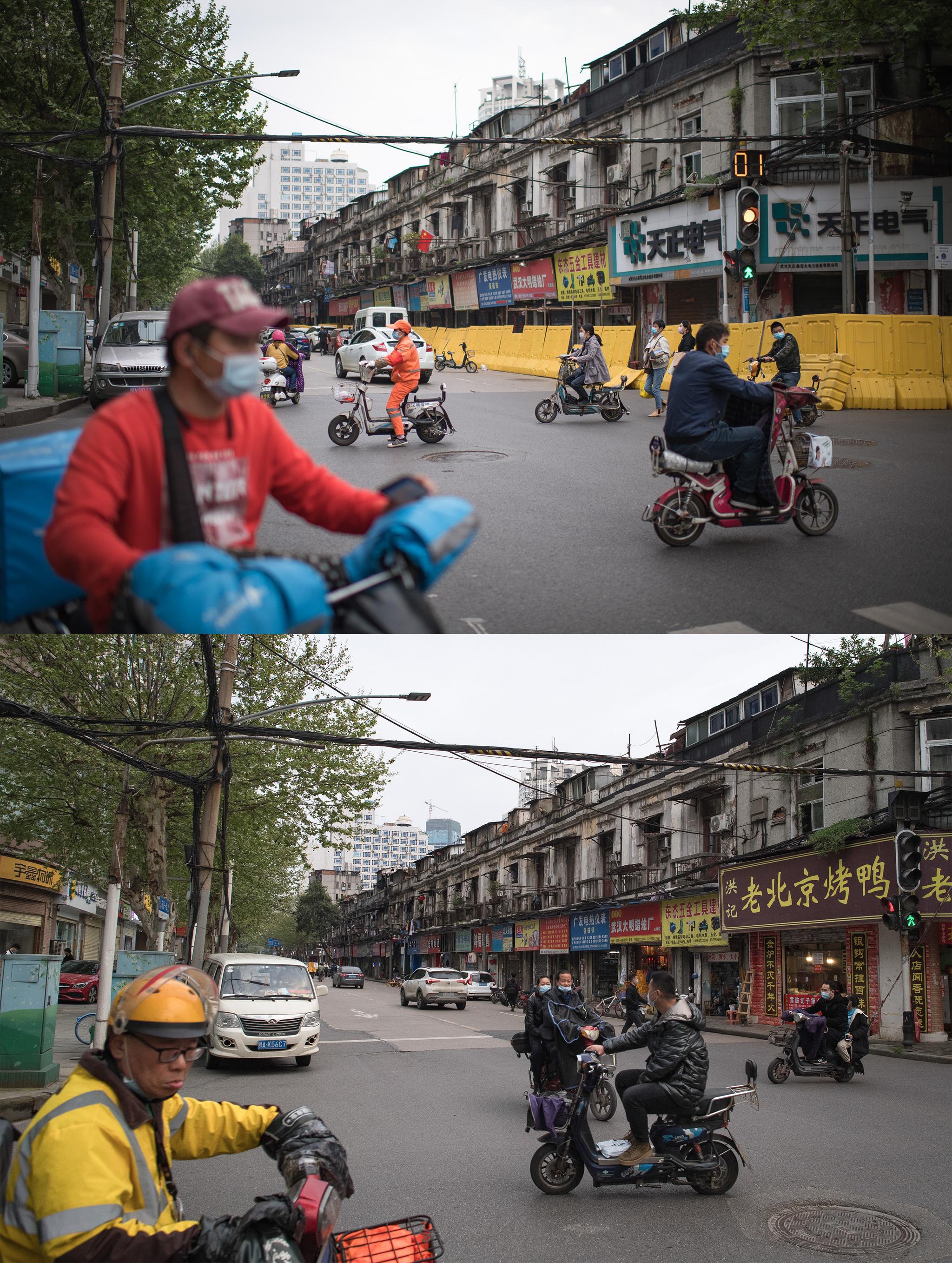 今昔对比:武汉一年间