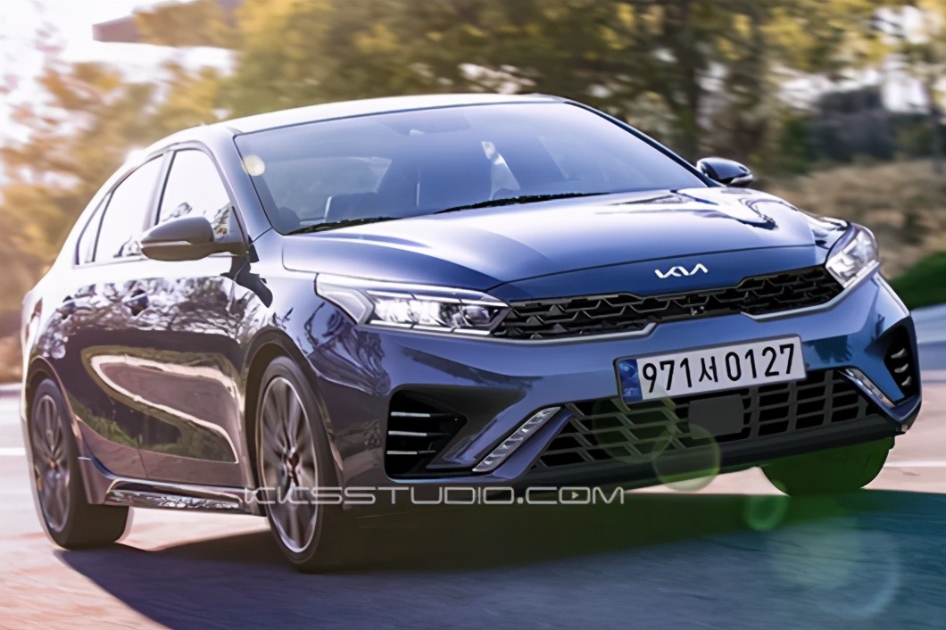 新款起亚K3渲染图