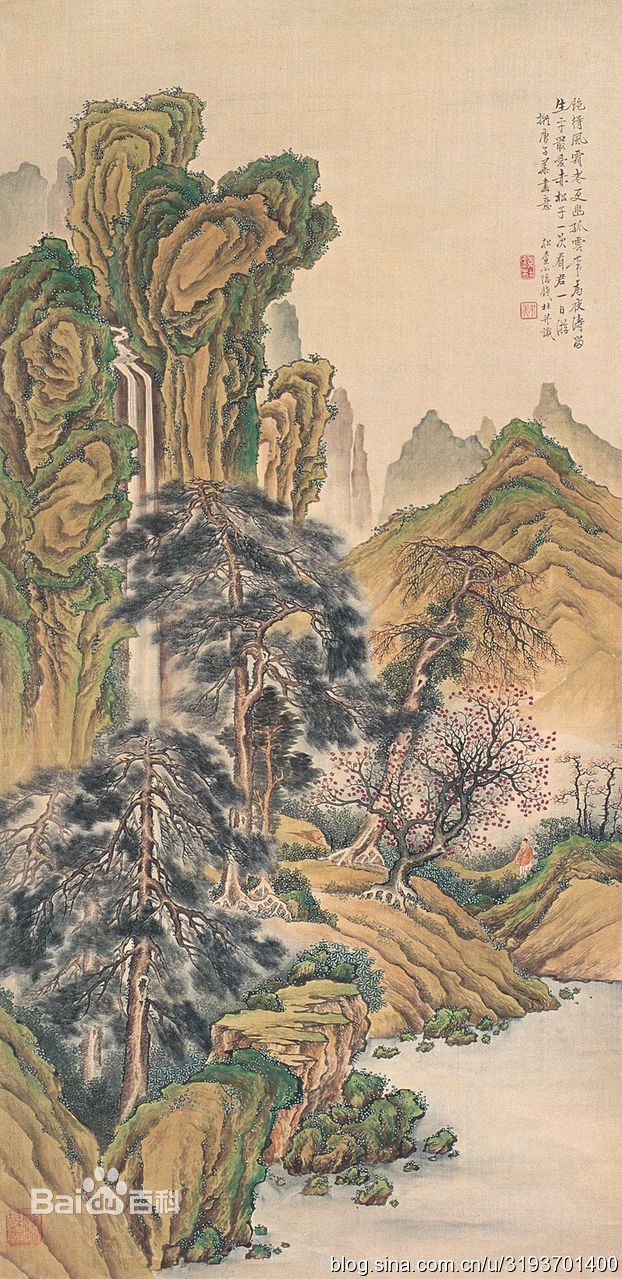 清朝画家钱杜精品山水画作品欣赏|钱杜|山水画|画家_新浪新闻