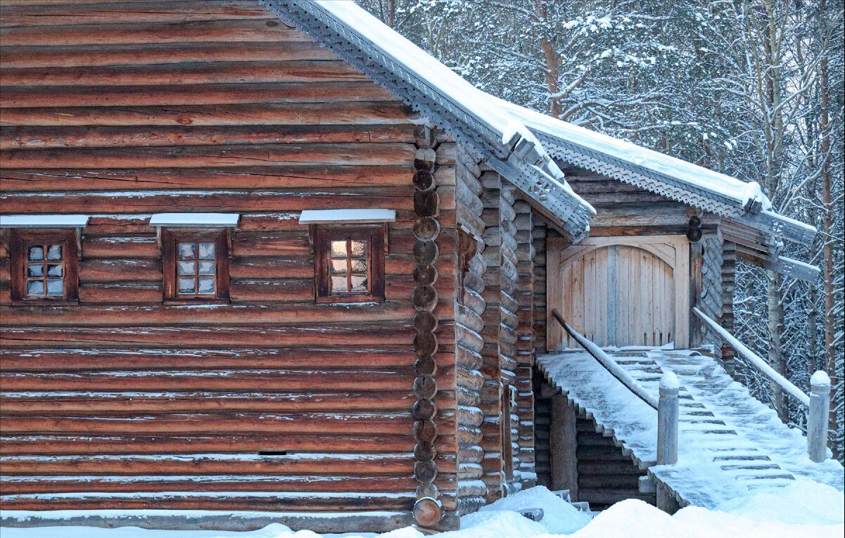 俄式小木屋图片