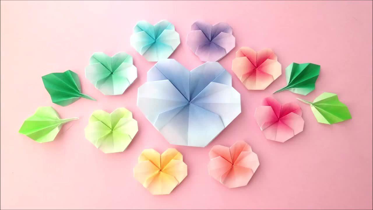 手部精细运动:三色堇折纸