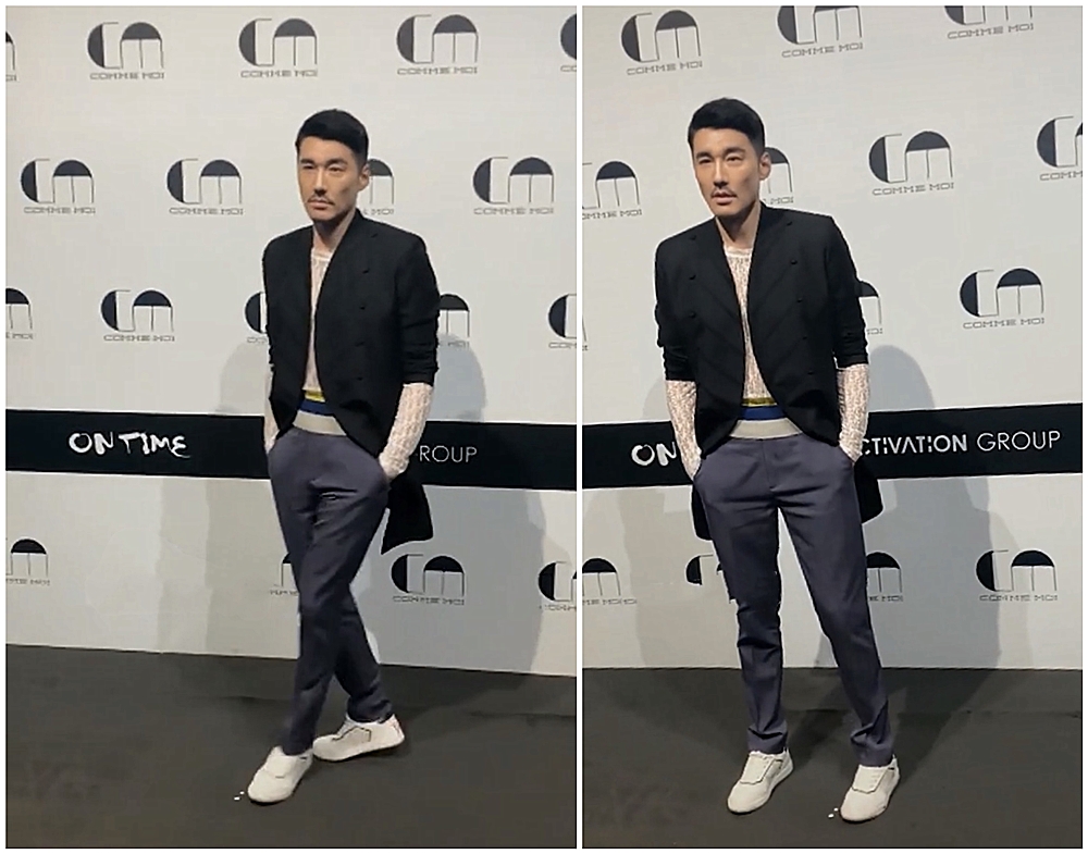 哪有什么不老男神胡兵出席活动近距离被拍你看他像只有50岁