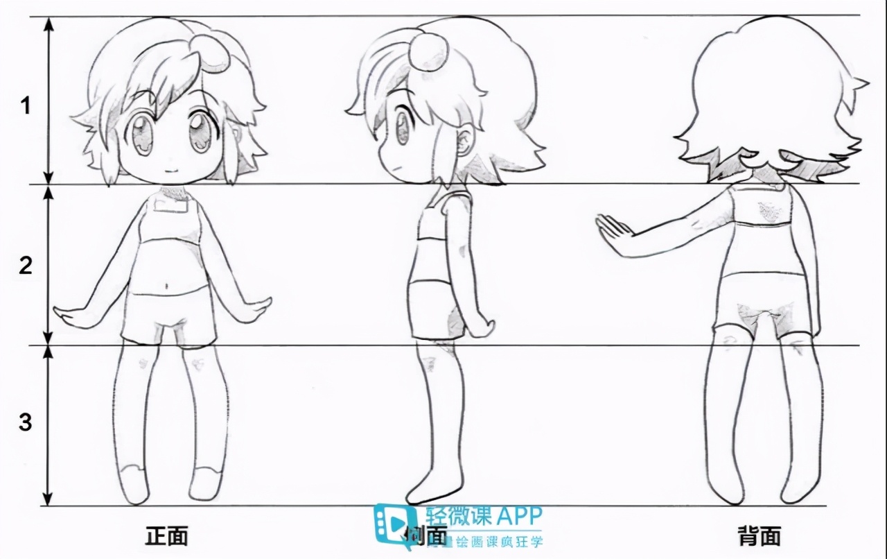 轻松画q版漫画人物! - 漫画人物可爱女孩画法 - 实验室设备网