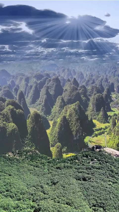 本以为电影里面十万大山是形容词