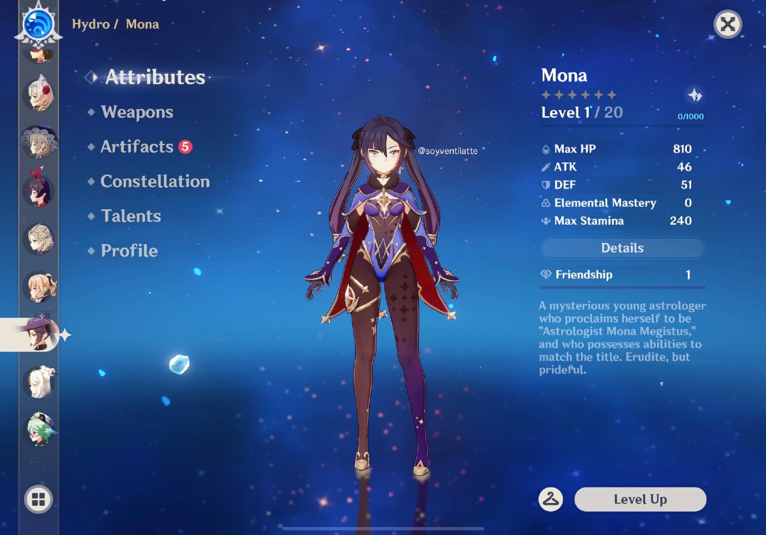 原神帽子才是莫娜的本体玩家摘掉帽子后却惨不忍睹