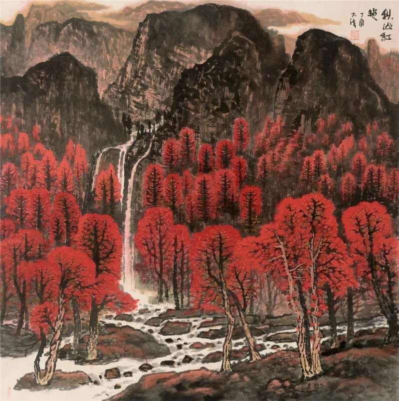 笔墨雄浑写大山|井冈山|山水|笔墨_新浪新闻