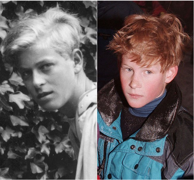 哈里回王室参加葬礼穿衬衫坐在车里彰显男人味简直是翻版爷爷