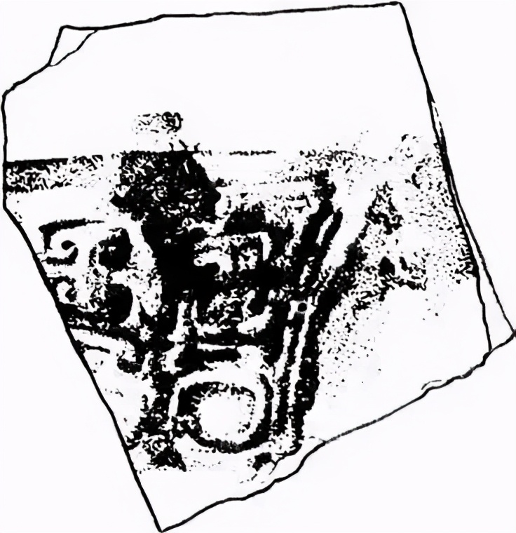 二里頭出土的刻有圖案的漆器碎片用這個新的眼光再回頭來看看殷商文明