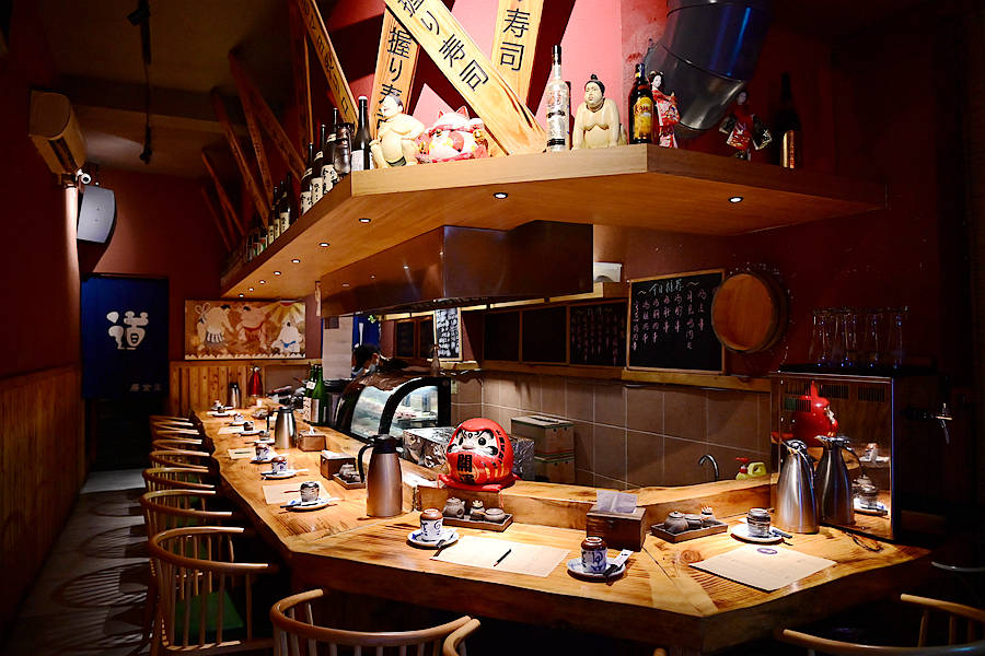寿司吧台设计图图片