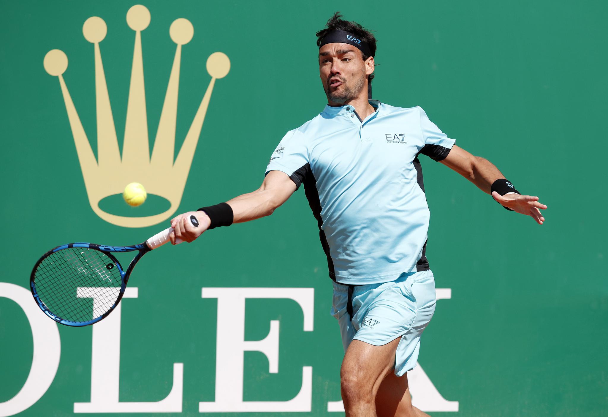 网球蒙特卡洛大师赛福尼尼晋级