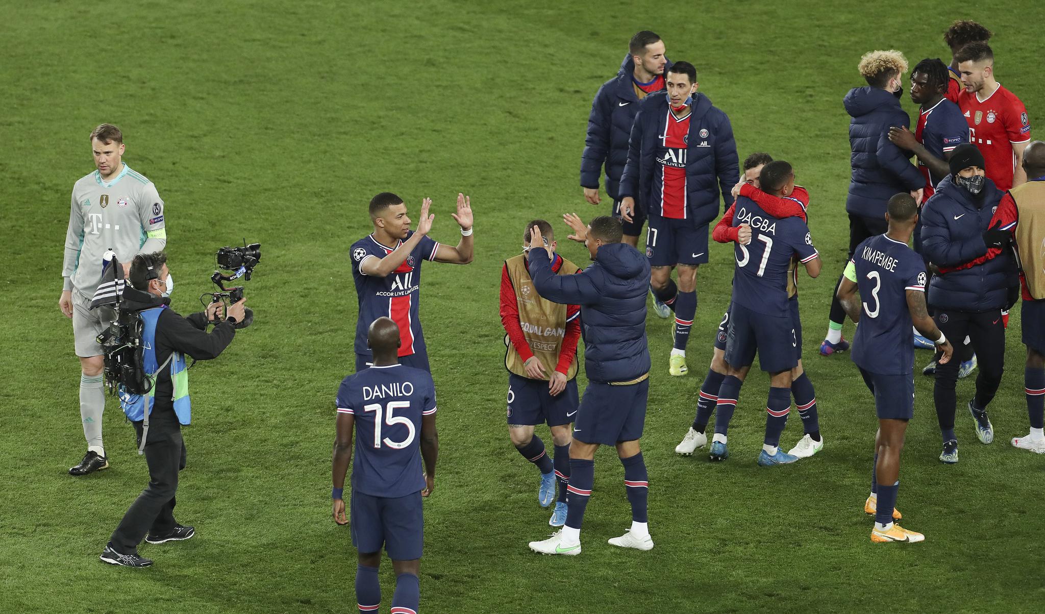 足球欧冠巴黎圣日耳曼晋级半决赛