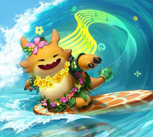 云顶之弈胖胖龙出泳池派对皮肤网友调侃这才是财富密码