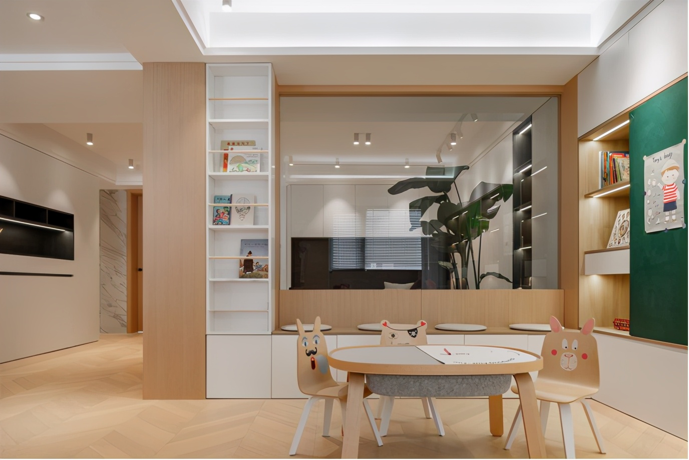 亲子宅,客厅"挤"出个儿童区,创意童趣实用一举三得|客厅|亮点|厨房