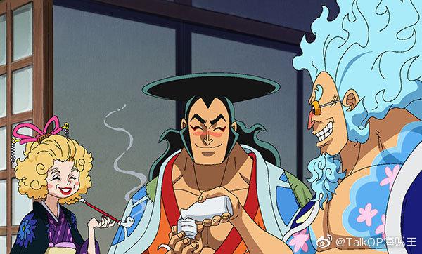 下周海贼王971集《奇袭!御田与赤鞘九人男》动画的图透