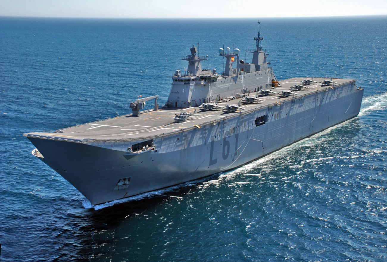 西班牙航母标新立异融合两栖攻击舰和航母特征满足作战需求