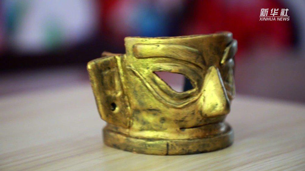 三星堆黄金面具用米也能做