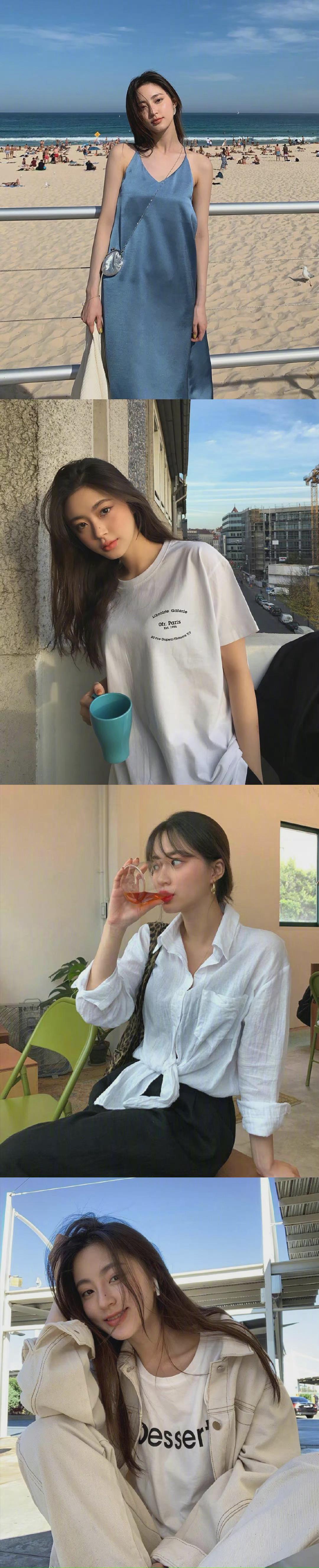 身高161的韩国模特sungziyoung67舒适随意的日常穿搭合集