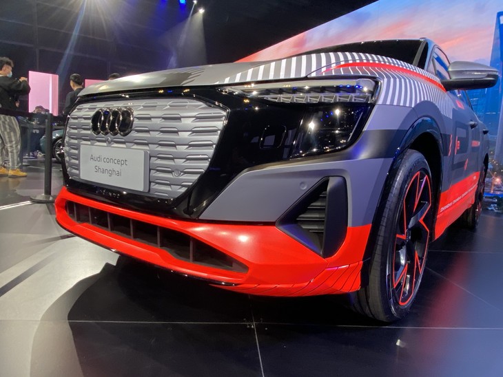 上汽奥迪全新电动概念车正式发布尺寸接近q5