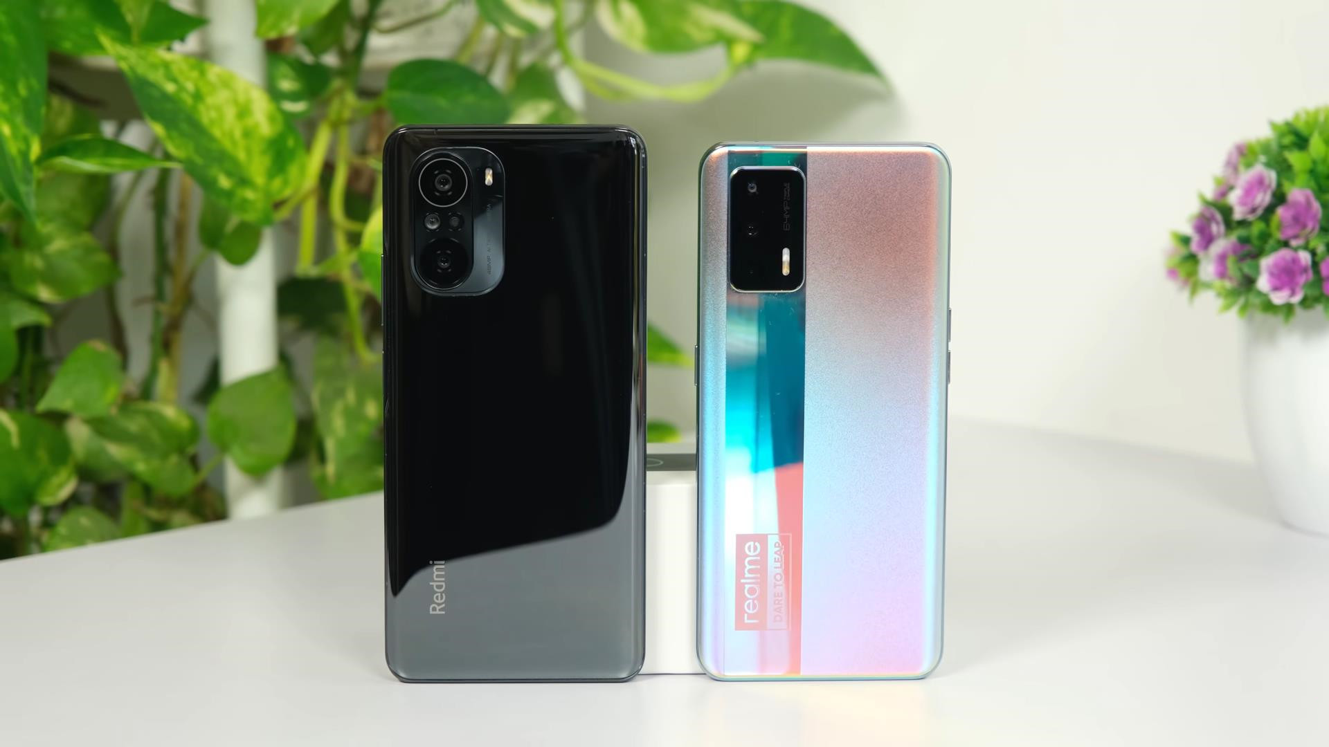 realme gt和红米k40图片