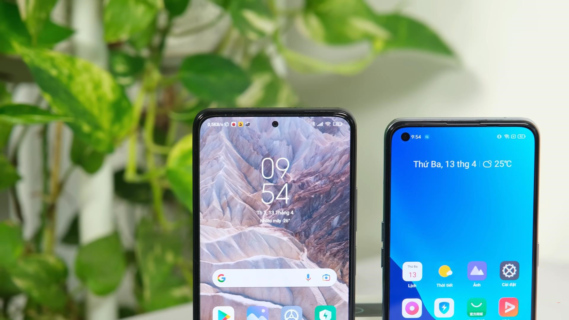 realme gt和红米k40图片