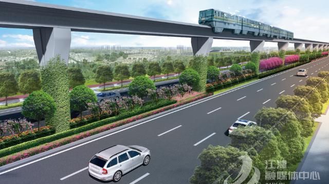 好消息轨道交通5号线江津段周边颜值提升