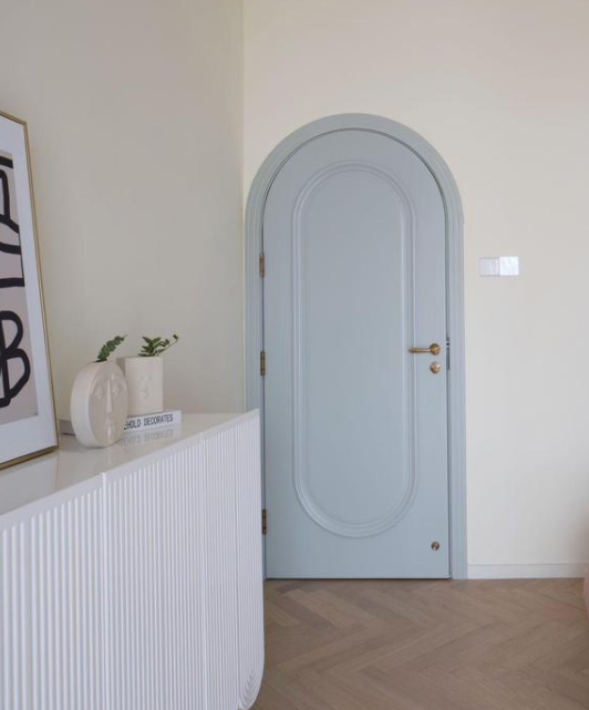 她家88平米,客厅主卧室对换,全屋拱门设计,温馨浪漫又漂亮