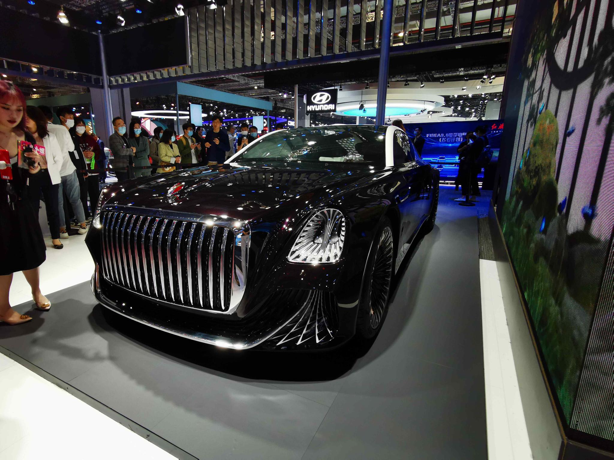 2021上海车展红旗lconcept概念车问世